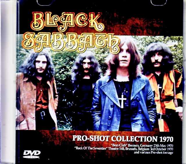 Black Sabbath ブラック・サバス/Various Pro-Shot Footage 1970's Jewel Version