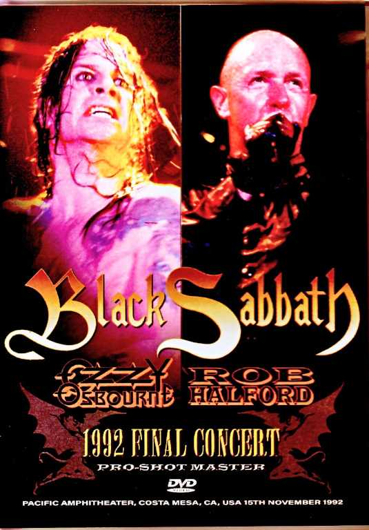 Black Sabbath Ozzy Osbourne,Rob Halford ブラック・サバス オジー・オズボーン/CA,USA 11.15.1992 & more Multi-Cam Edition