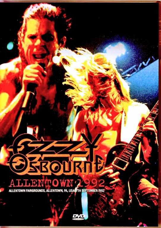 Ozzy Osbourne オジー・オズボーン/PA,USA 09.17.1992 Complete