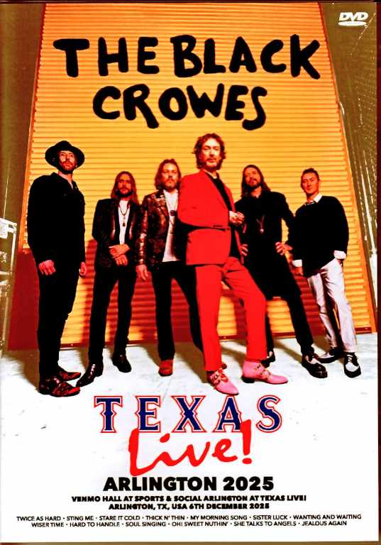 Black Crowes ブラック・クロウズ/TX,USA 12.06.2025