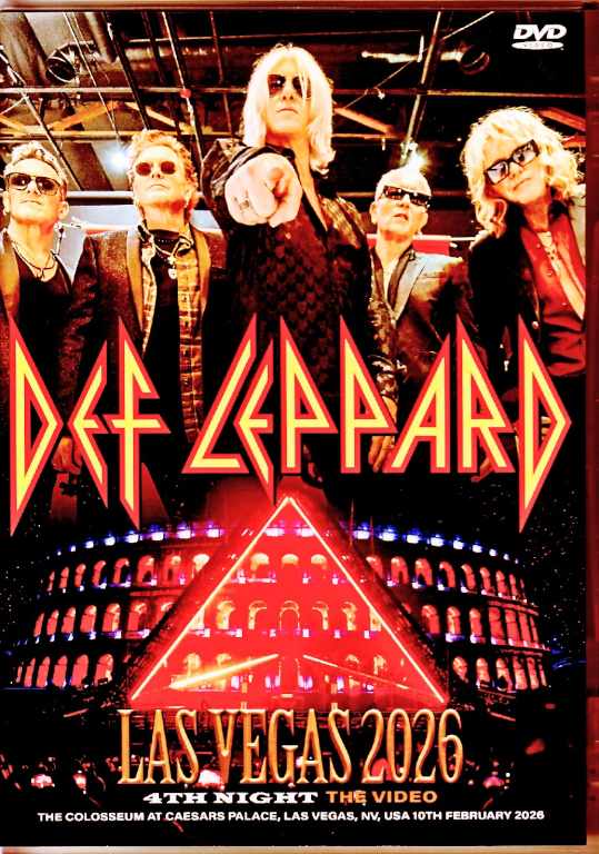 Def Leppard デフ・レパード/NV,USA 02.10.2026 Complete