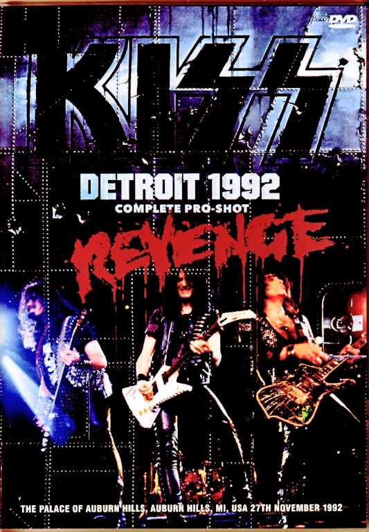 Kiss キッス/MI,USA 11.27.1992 Complete Multi-Cam Edition