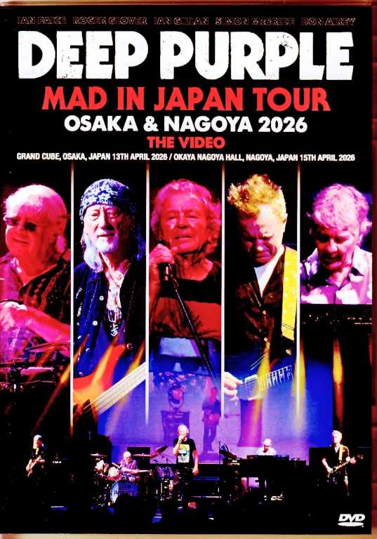 Deep Purple ディープ・パープル/Osaka & Aichi,Japan 2026 Complete