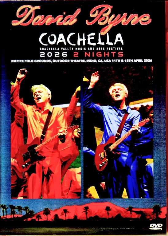 David Byrne デヴィッド・バーン/CA,USA 2026 2Days Complete