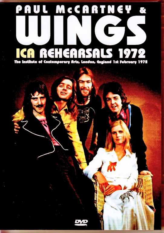 Paul McCartney Wings ポール・マッカートニー ウイングス/London,UK 1972 ICA Rehearsals