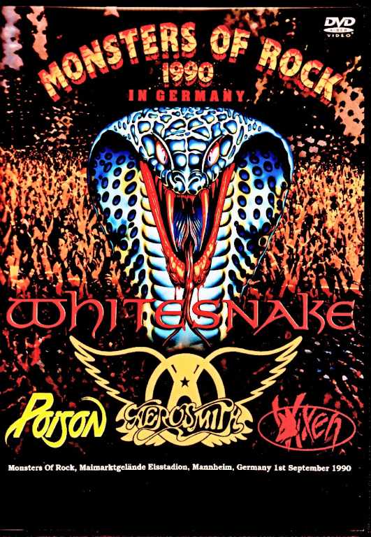 Whitesnake,Poison,Aerosmith,Vixen ホワイトスネイク エアロスミス ポイズン ヴィクセン/Germany 1990 Multi-Cam Edition