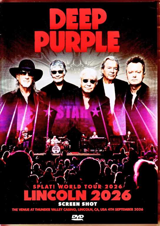 Deep Purple ディープ・パープル/CA,USA 09.04.2026