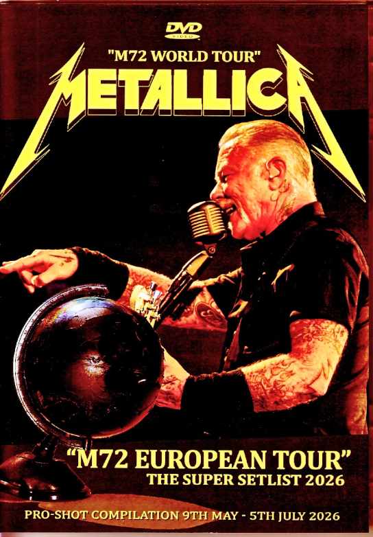 Metallica メタリカ/Pro-Shot Compilation 9th May-5th July 2026