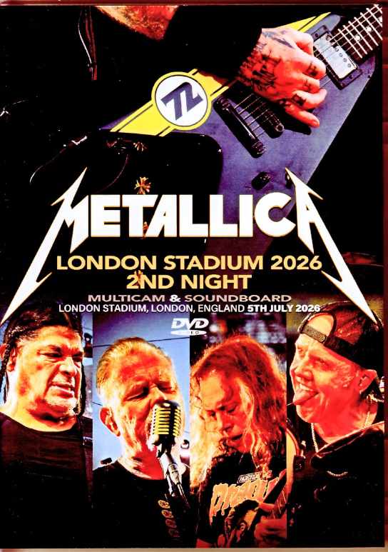 Metallica メタリカ/London,UK 05.07.2026 Multi-Cam Soundboard Edition