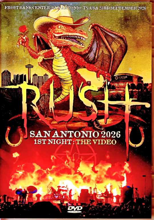 Rush ラッシュ/TX,USA 09.23.2026