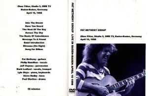 PAT METHENY GROUP パット・メセニー/LIVE IN BADEN-BADEN APRIL 16 1998