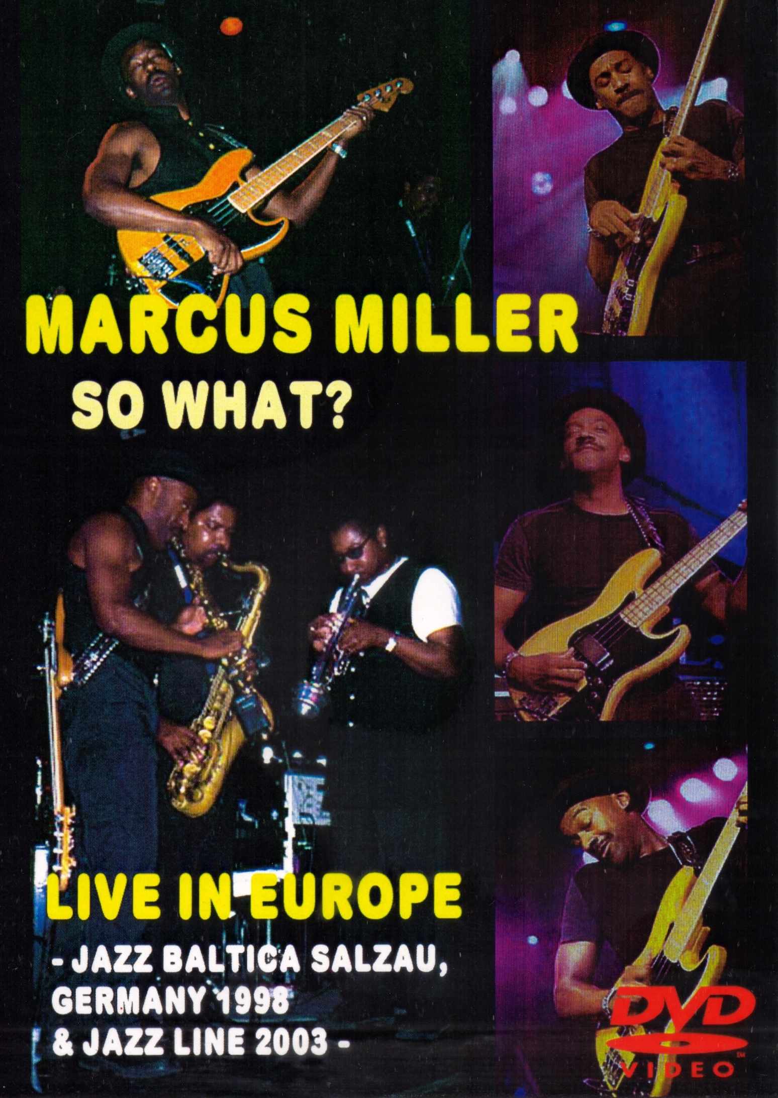 Marcus Miller マーカス・ミラー/SO WHAT?LIVE IN EUROPE