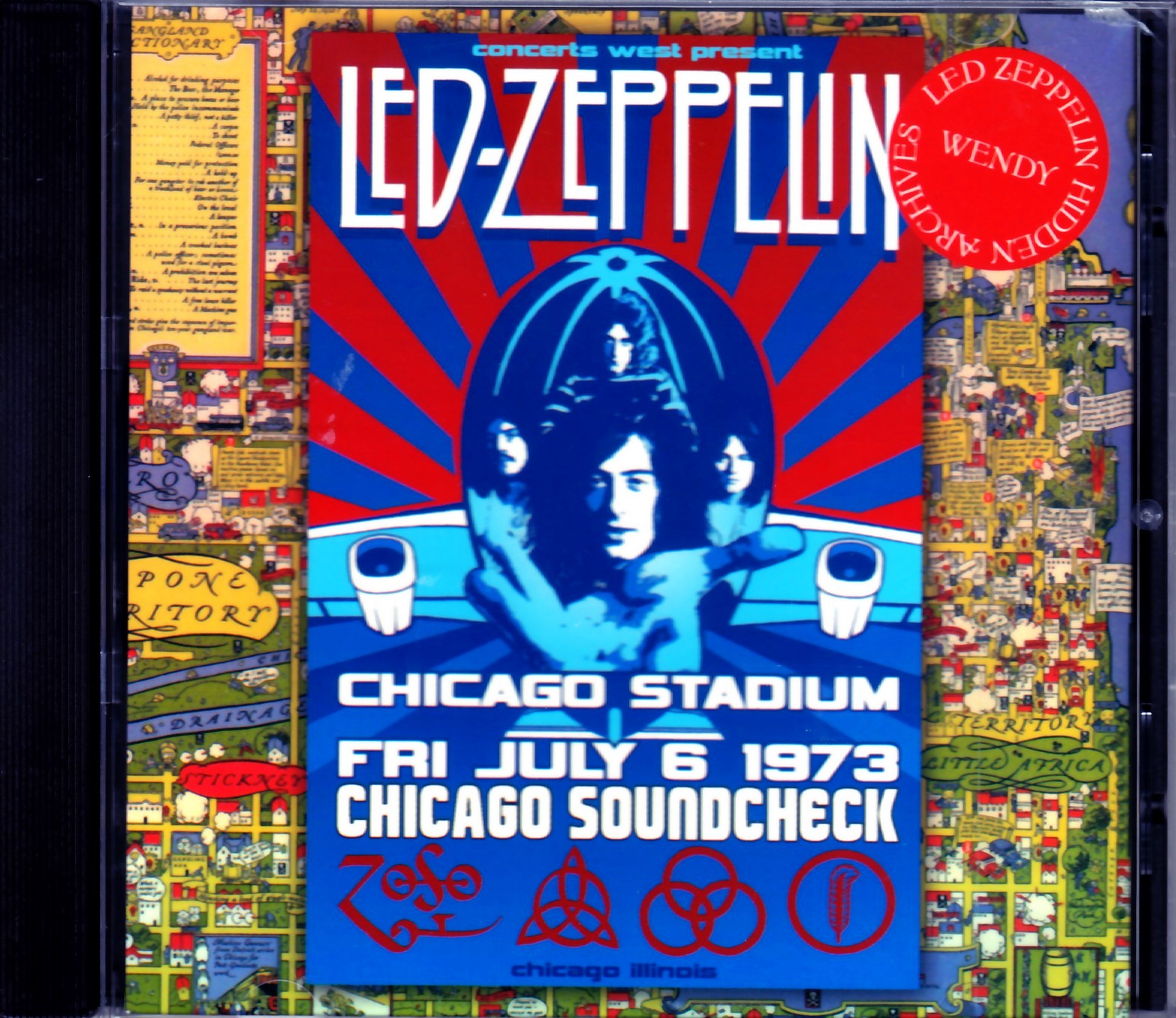 Led Zeppelin レッド・ツェッペリン/IL,USA 1973 Soundcheck