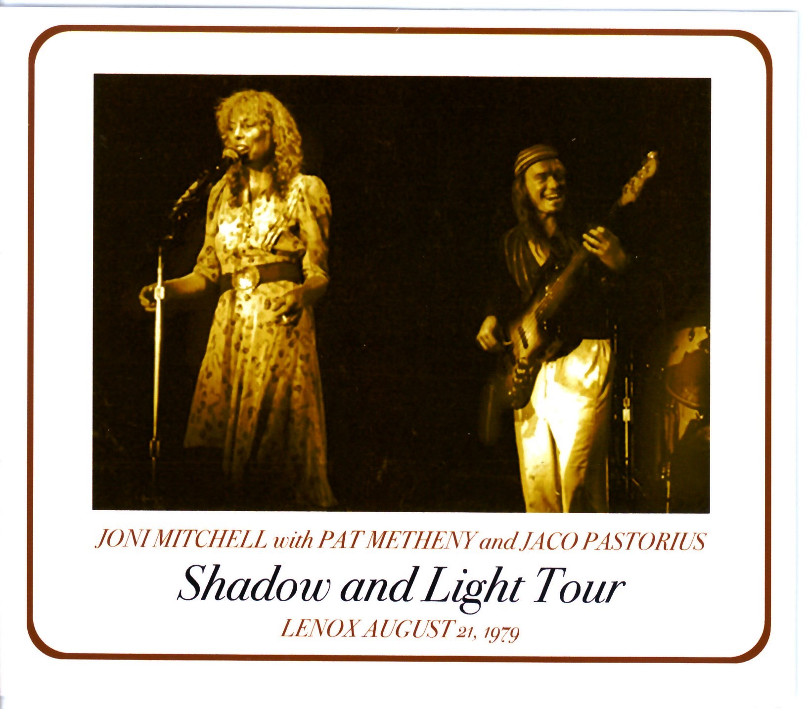 Joni Mitchell,Pat Metheny,Jaco Pastorius ジョニ・ミッチェル/MA,USA 1979