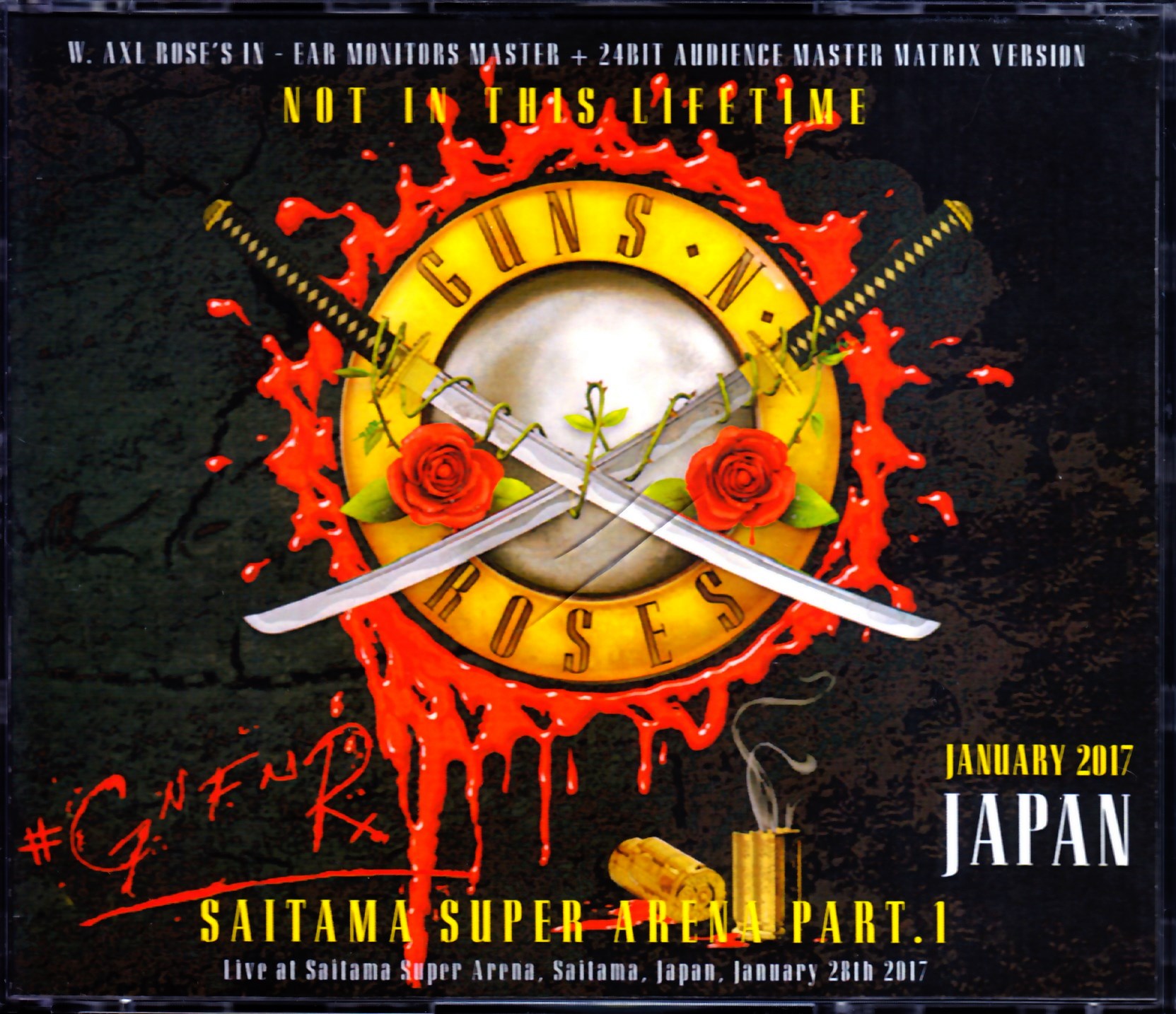 Guns N’ Roses ガンズ・アンド・ローゼス/Saitama,Japan 1.28.2017 IEM & AUD Matrix