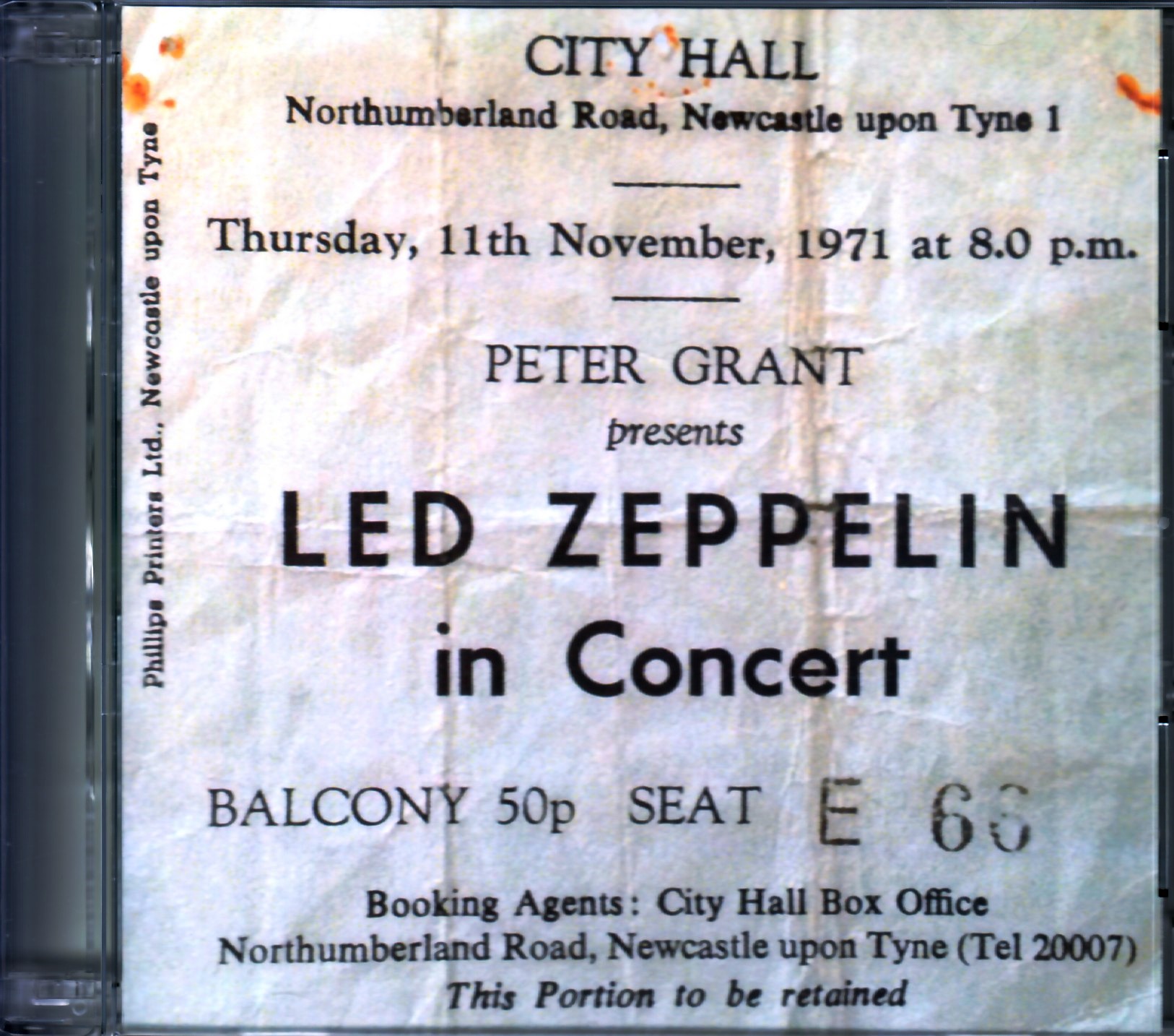 Led Zeppelin レッド・ツェッペリン/UK 11.11.1971