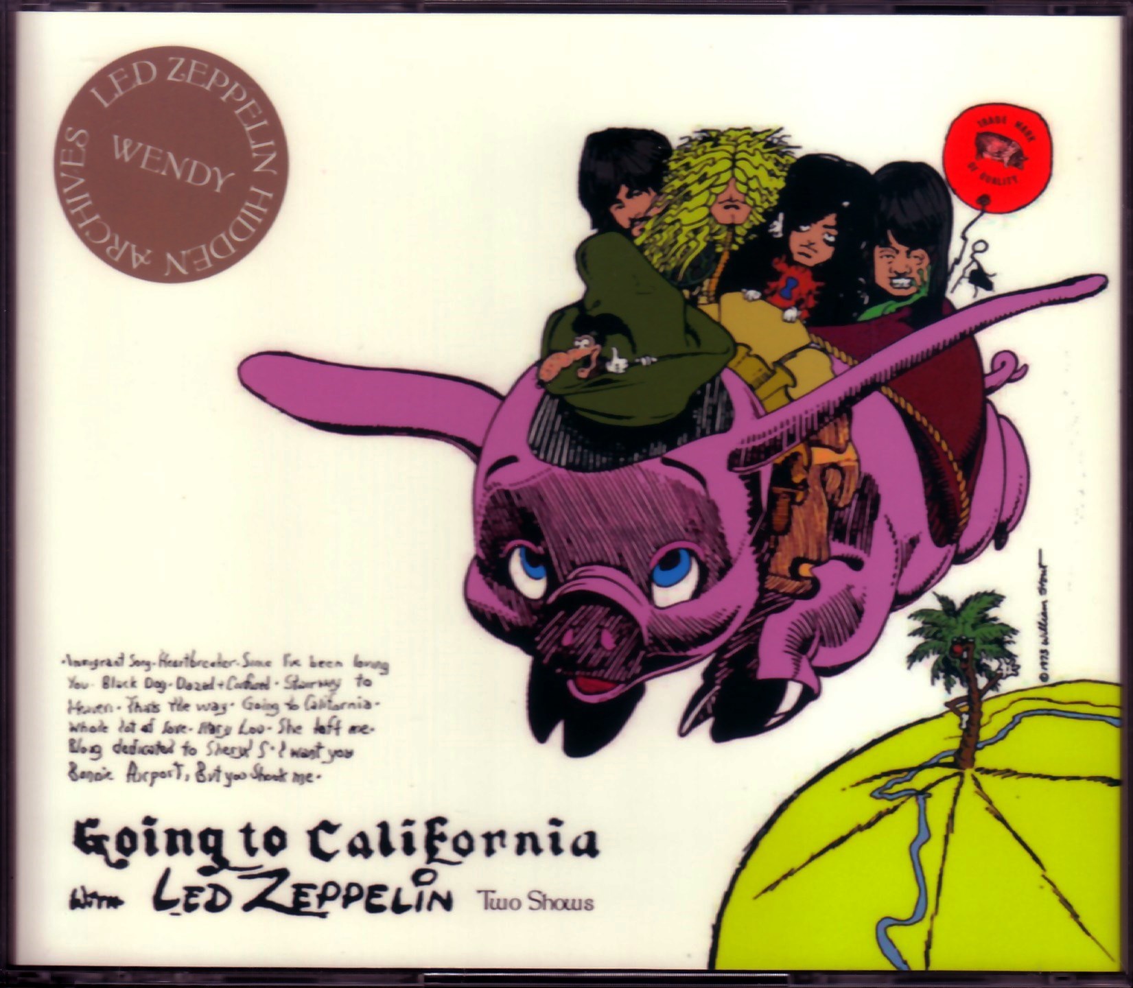 Led Zeppelin レッド・ツェッペリン/CA,USA 1971 2Days