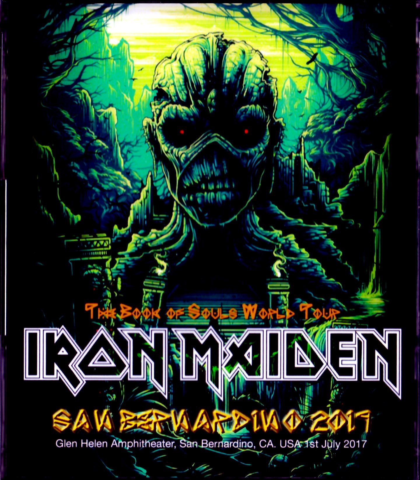 Iron Maiden アイアン・メイデン/CA,USA 2017