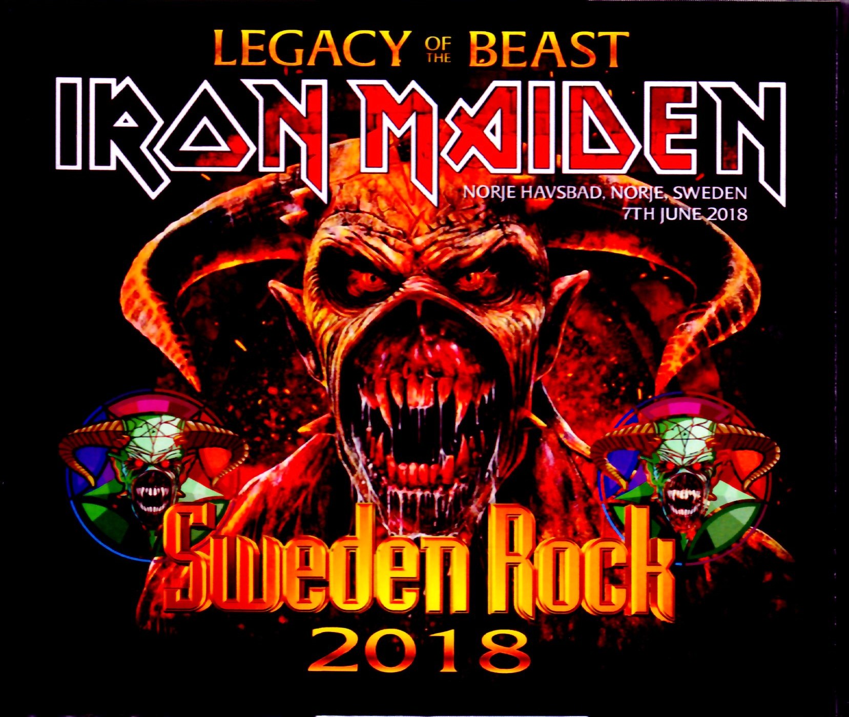 Iron Maiden アイアン・メイデン/Sweden 6.7.2018 S & V