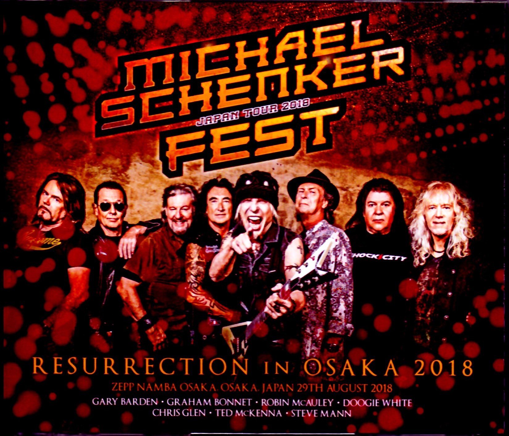Michael Schenker Fest マイケル・シェンカー/Osaka,Japan 2018