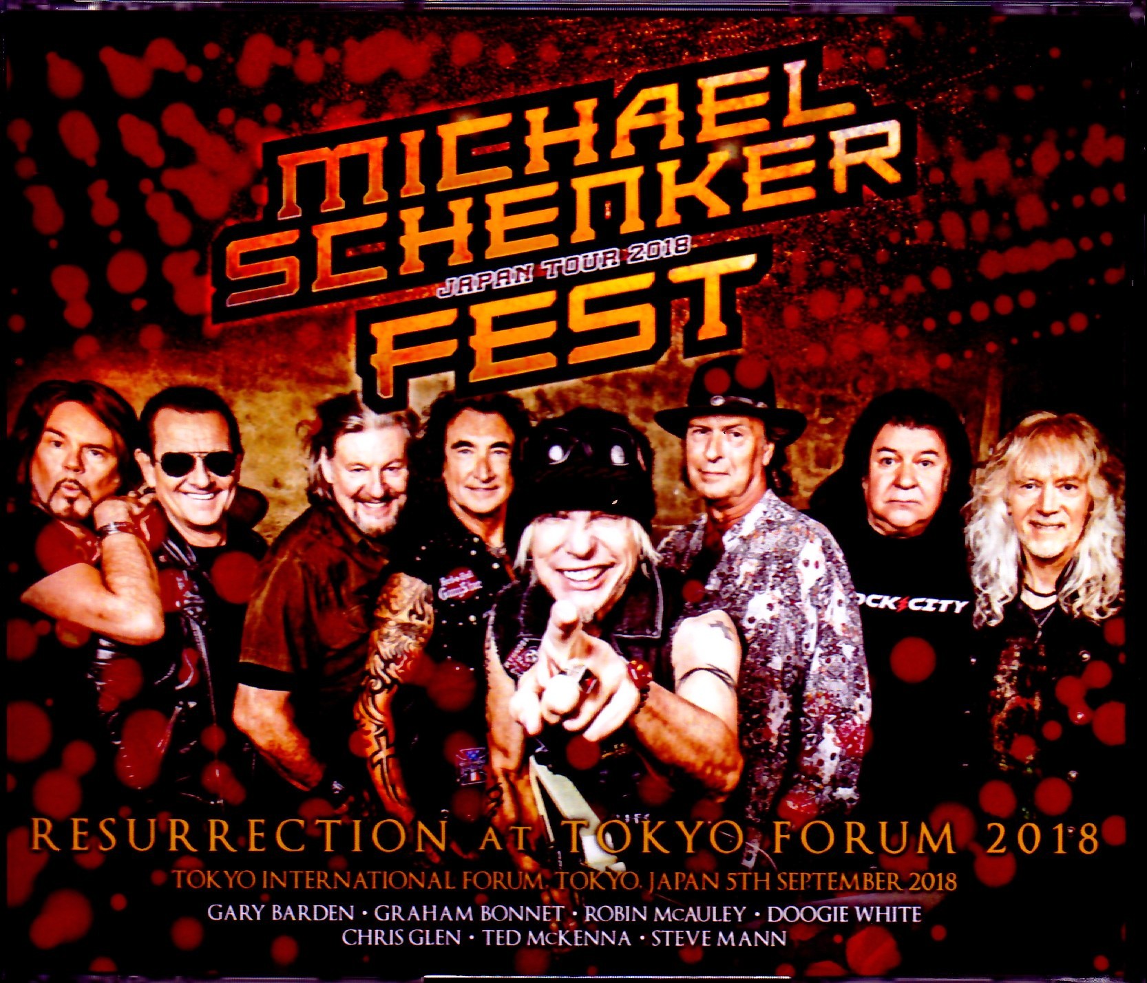Michael Schenker Fest マイケル・シェンカー/Tokyo,Japan 9.5.2018