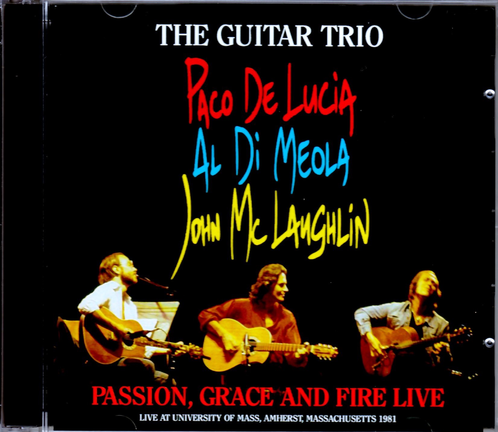 Paco de Lucia,Al Di Meola,John McLaughlin/MA,USA 1981 monotoneextra コレクターズCD・DVD・Bluray・洋楽通販専門店