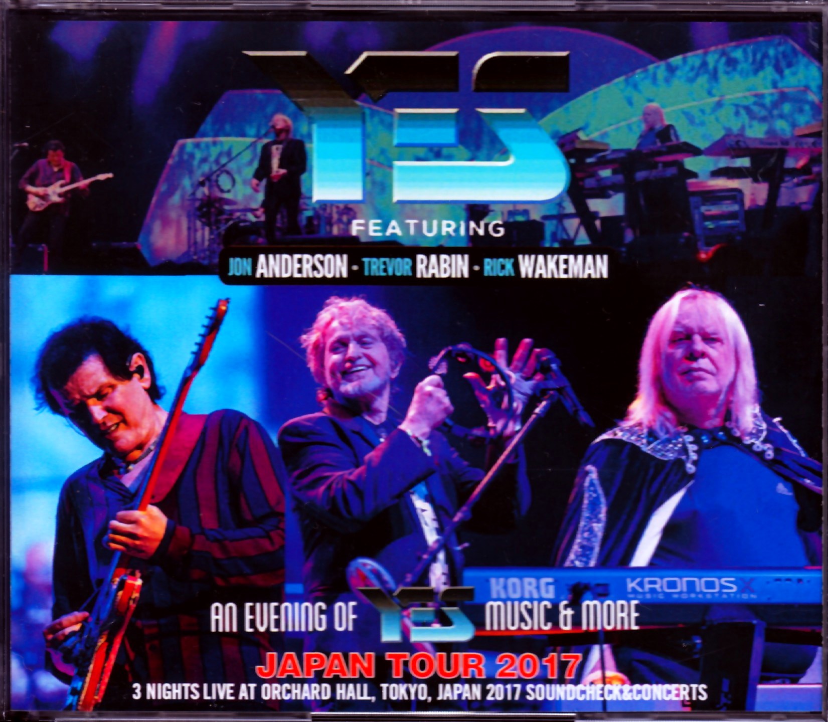 Yes,Jon Anderson Trevor Rabin,Rick Wakeman イエス/Tokyo,Japan 2017 & SC