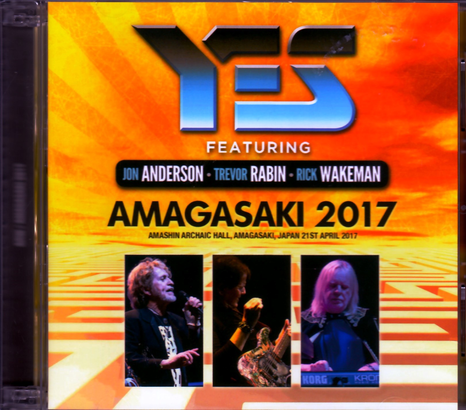Yes Jon Anderson,Trevor Rabin,Rick Wakeman イエス/Hyogo,Japan 2017 Ver.2