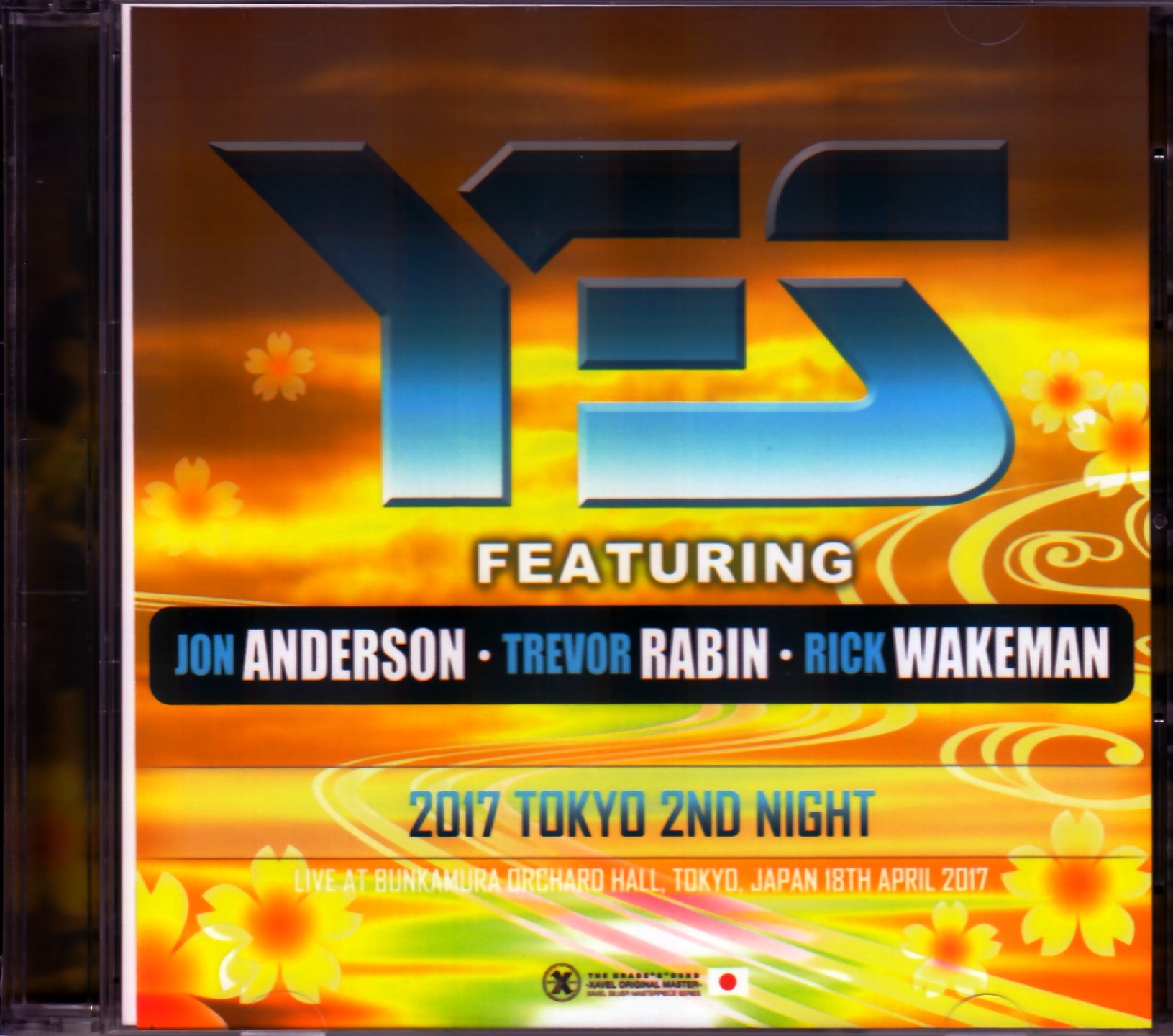 Yes Jon Anderson,Trevor Rabin,Rick Wakeman イエス/Tokyo,Japan 4.18.2017 Matrix Ver
