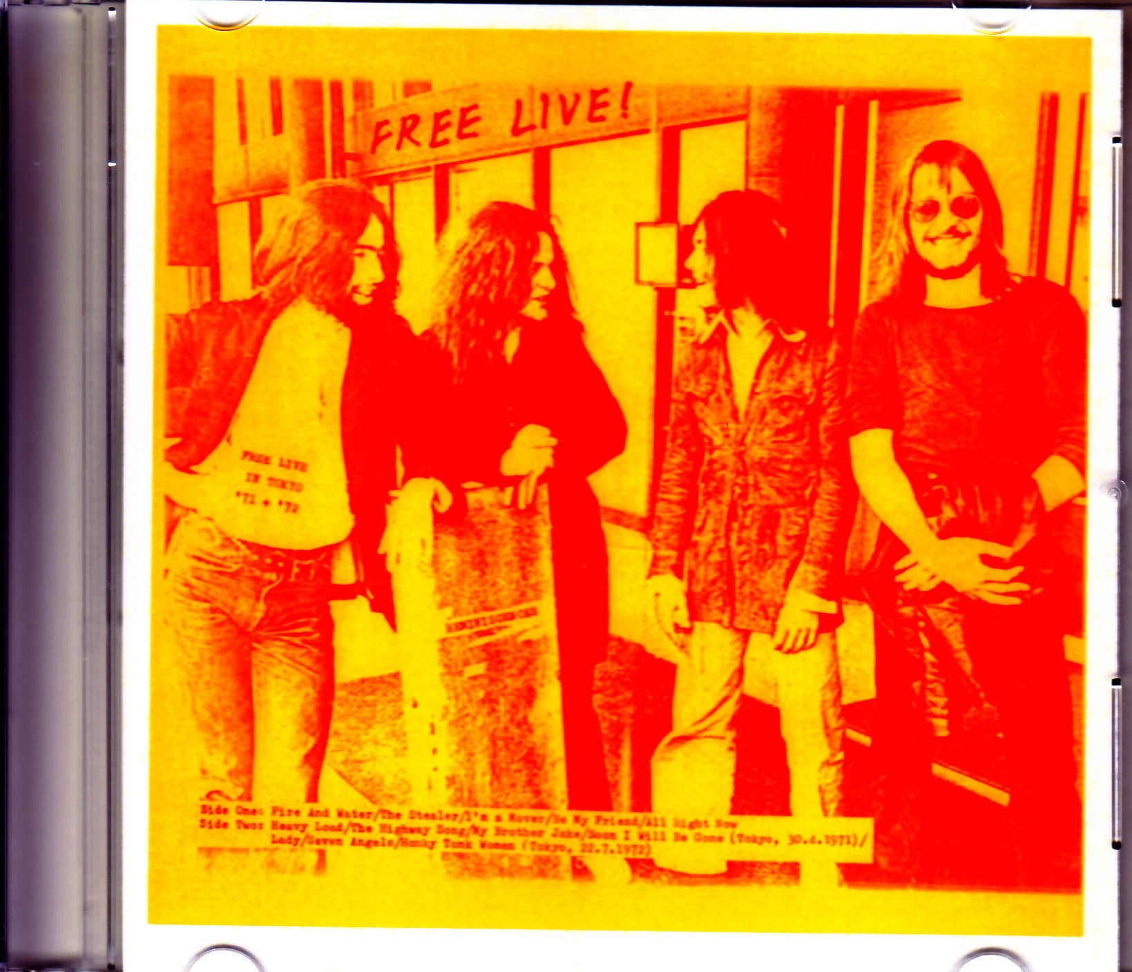 Free フリー/Tokyo,Japan 1971 Original LP Ver.
