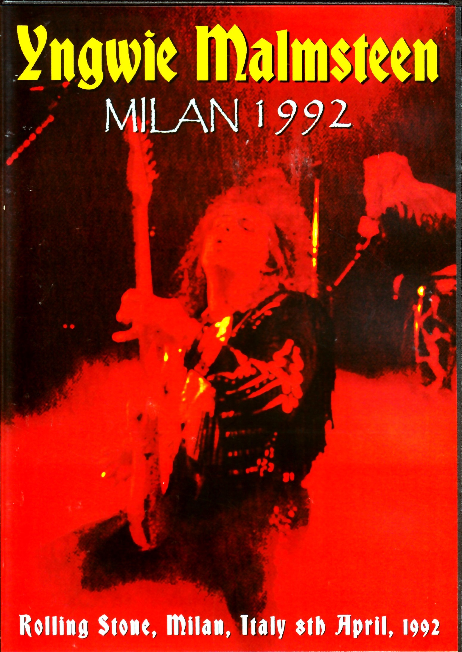 Yngwie Malmsteen インヴェイ・マルムスティーン/Italy 1992