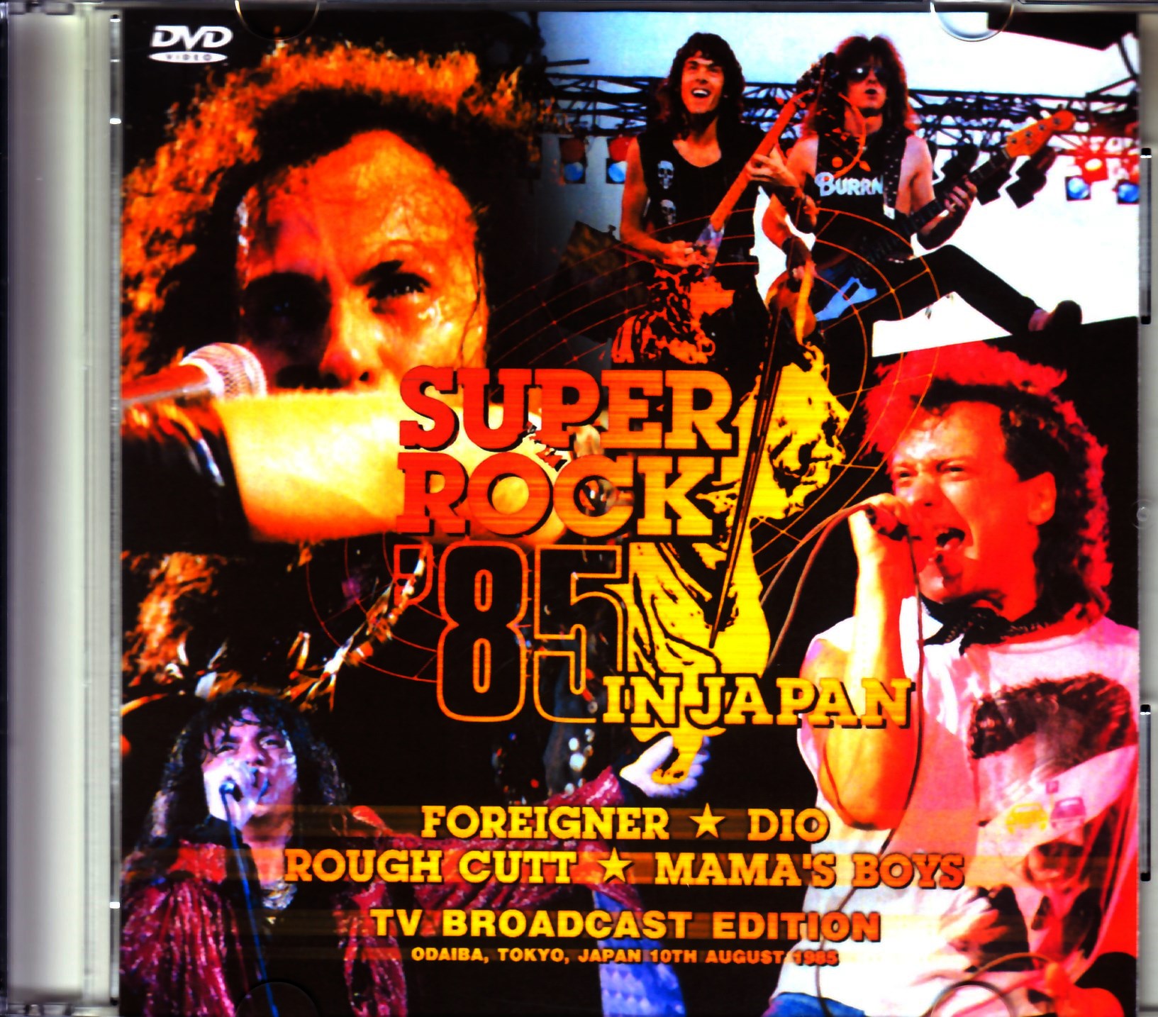Various Artists Dio,Foreigner,Rough Cutt/Tokyo,Japan 1985 TV Broadcast