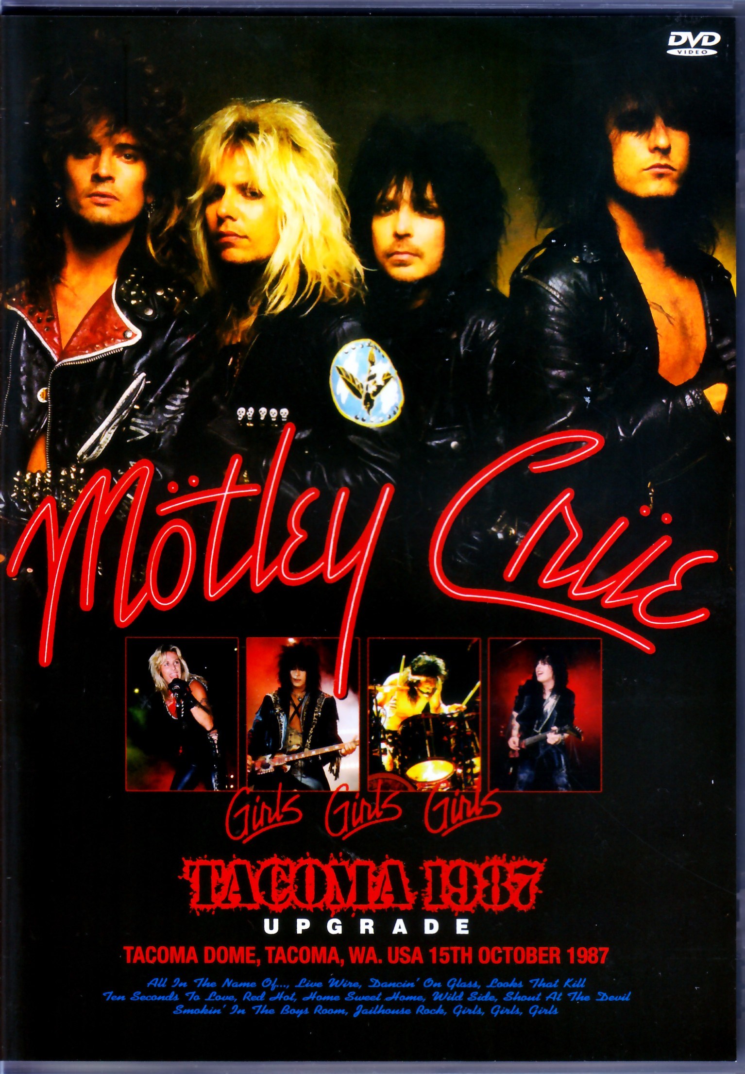 Motley Crue モトリー・クルー/WA,USA 1987 & more Upgrade