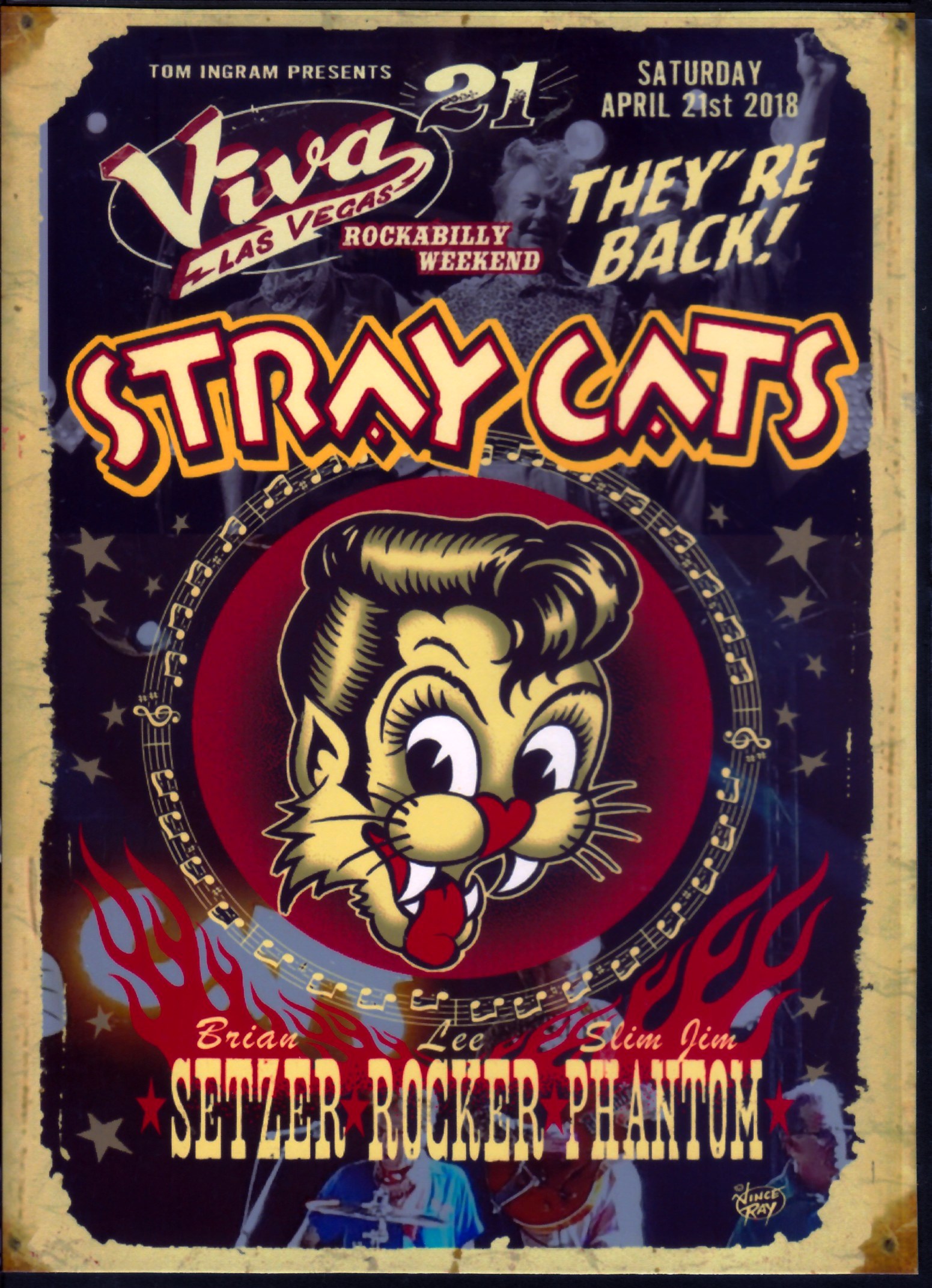 Stray Cats ストレイ・キャッツ/NV,USA 2018