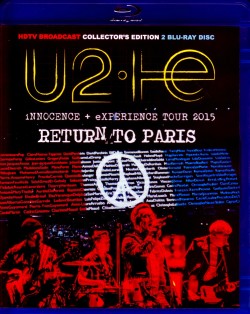 U2 ユーツー/France 12.6 & 7.2015 Blu-Ray Version