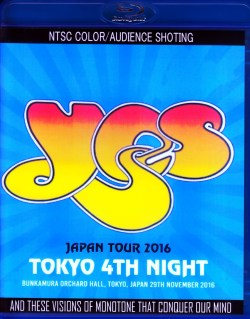 Yes イエス/Tokyo,Japan 11.29.2016 DVD & Blu-Ray