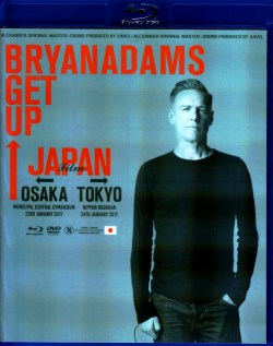 Bryan Adams ブライアン・アダムス/Osaka & Tokyo,Japan 2017 Blu-Ray & DVD