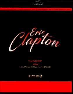 Eric Clapton エリック・クラプトン/Tokyo,Japan 4.13.2019 Blu-Ray & DVD Ver