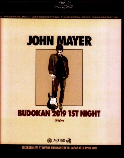 John Mayer ジョン・メイヤー/Tokyo,Japan 4.10.2019 Blu-Ray & DVD Ver.