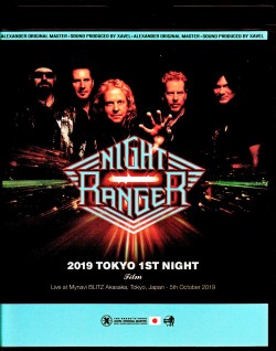 Night Ranger ナイト・レンジャー/Tokyo,Japan 10.5.2019 Blu-Ray + DVD Ver