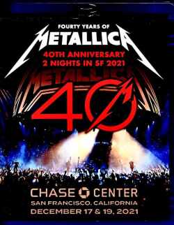 Metallica メタリカ/40周年記念コンサート 2021年 完全版 CA,USA 2021 Complete & more Blu-Ray Version