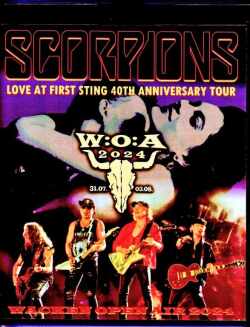 Scorpions スコーピオンズ/Germany 2024 Complete Blu-Ray Version