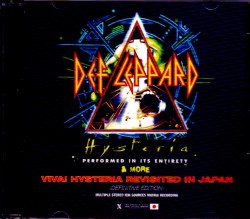 Def Leppard デフ・レパード/Aichi,Japan 2018 S & V IEM・MK4 Matrix Ver.
