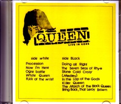 Queen クィーン/Hyogo,Japan 1975 LP Ver.