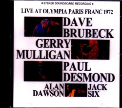 Dave Brubeck Quintet デイヴ・ブルーベック/France 1972