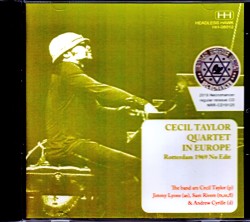 Cecil Taylor Quartet セシル・テイラー/Netherlands 1969 LP Unedited