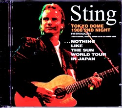 Sting スティング/Tokyo,Japan 10.25.1988 Original Off-Air DAT Master
