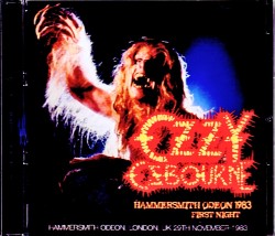 Ozzy Osbourne オジー・オズボーン/London,UK 11.29.1983