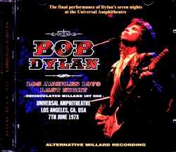 Bob Dylan ボブ・ディラン/CA,USA 6.7.1978 Alternate Millard Recording