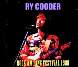 Ry Cooder ライ・クーダー/Germany 1988